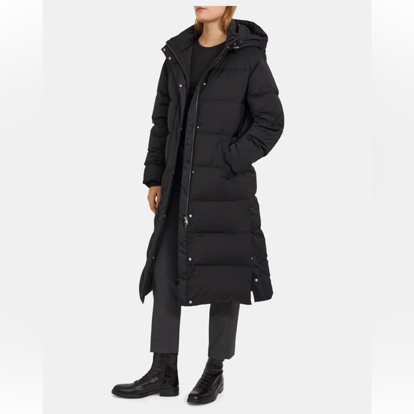 Theory Side-Button Puffer Coat in City Poly NWT - Picture 2 of 5